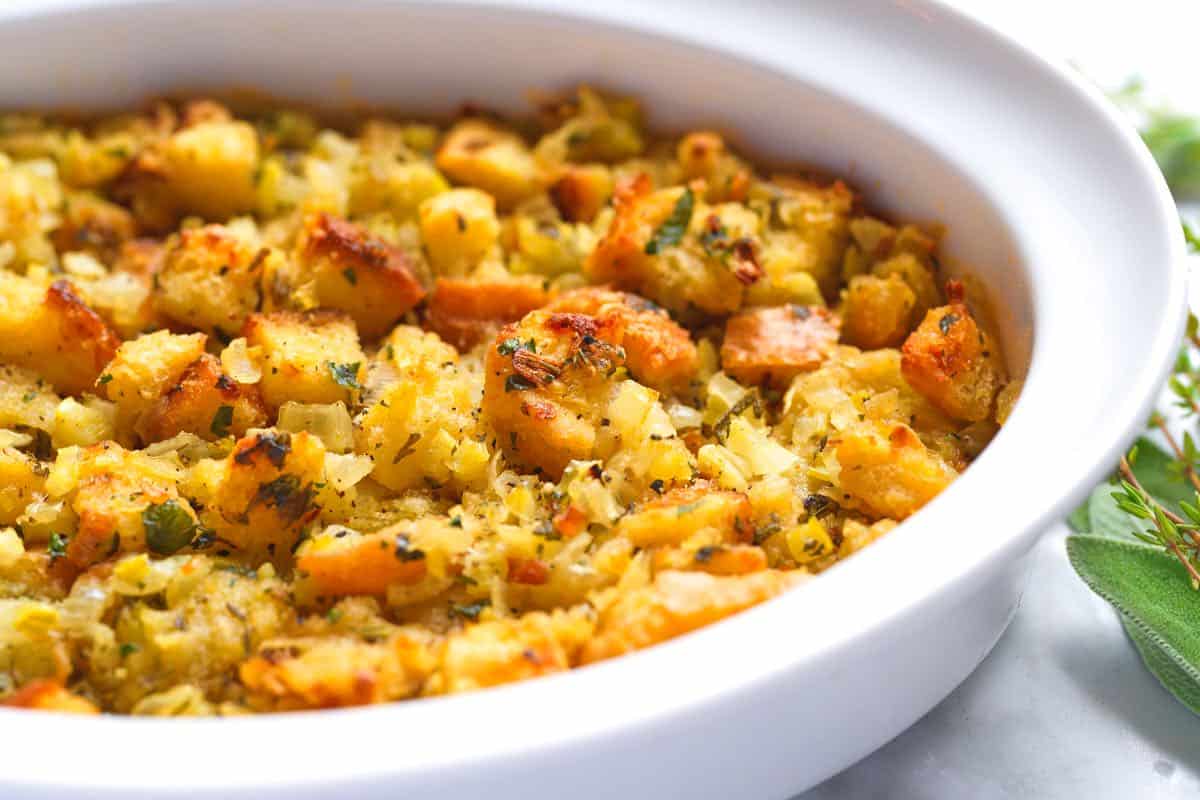 Easy Herb Stuffing Recipe: The Secret to Never-Soggy Perfection